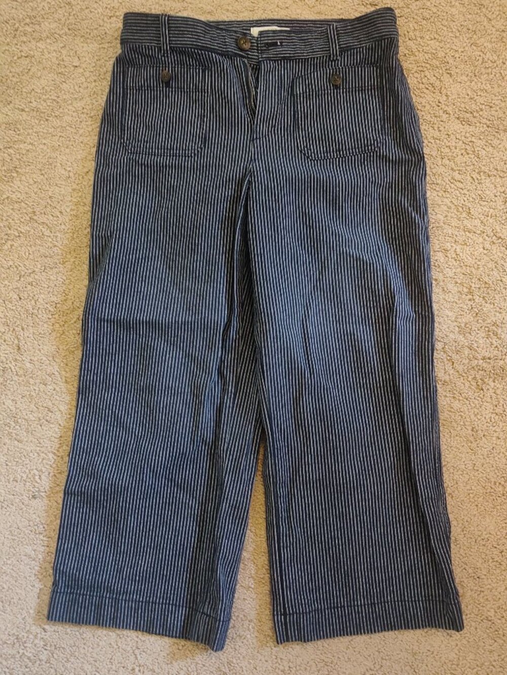 LOFT sz 8 Palmer wide leg pants